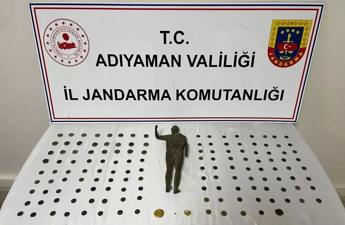 Adıyaman’da Tarihi Eser Kaçakçılığı Operasyonu: 4 Gözaltı