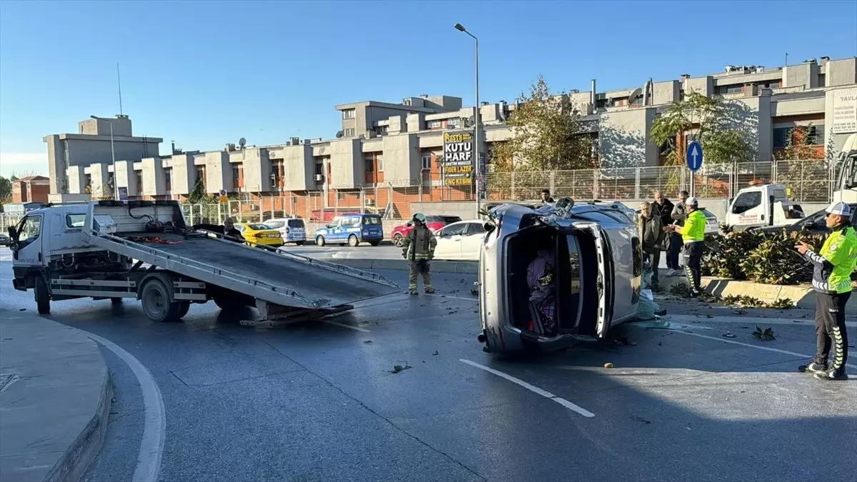 Başakşehir’de Otomobil-Cip Kazası