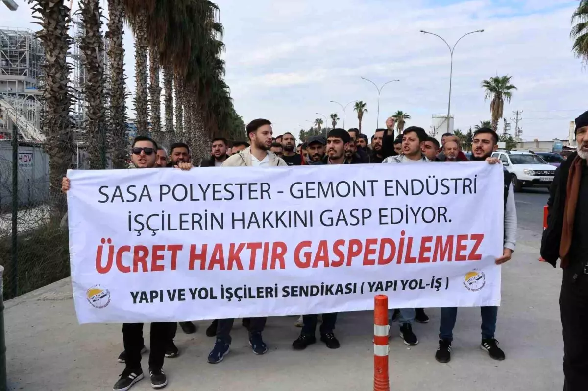 Adana’da İşçiler Eylemde