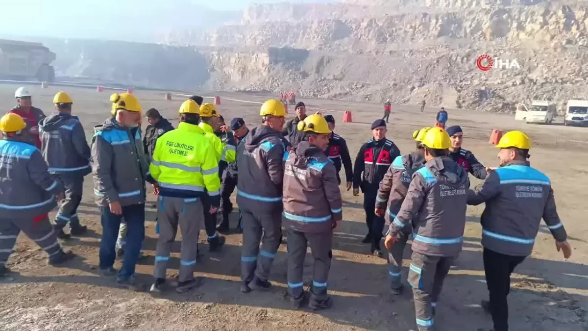 Soma’da Heyelan Tatbikatı Gerçekleştirildi